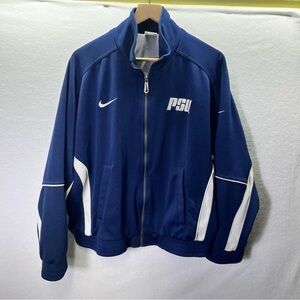 Nike Penn State VTG PSU Lightweight Jacket Coat Mens M Blue collegiate 2639